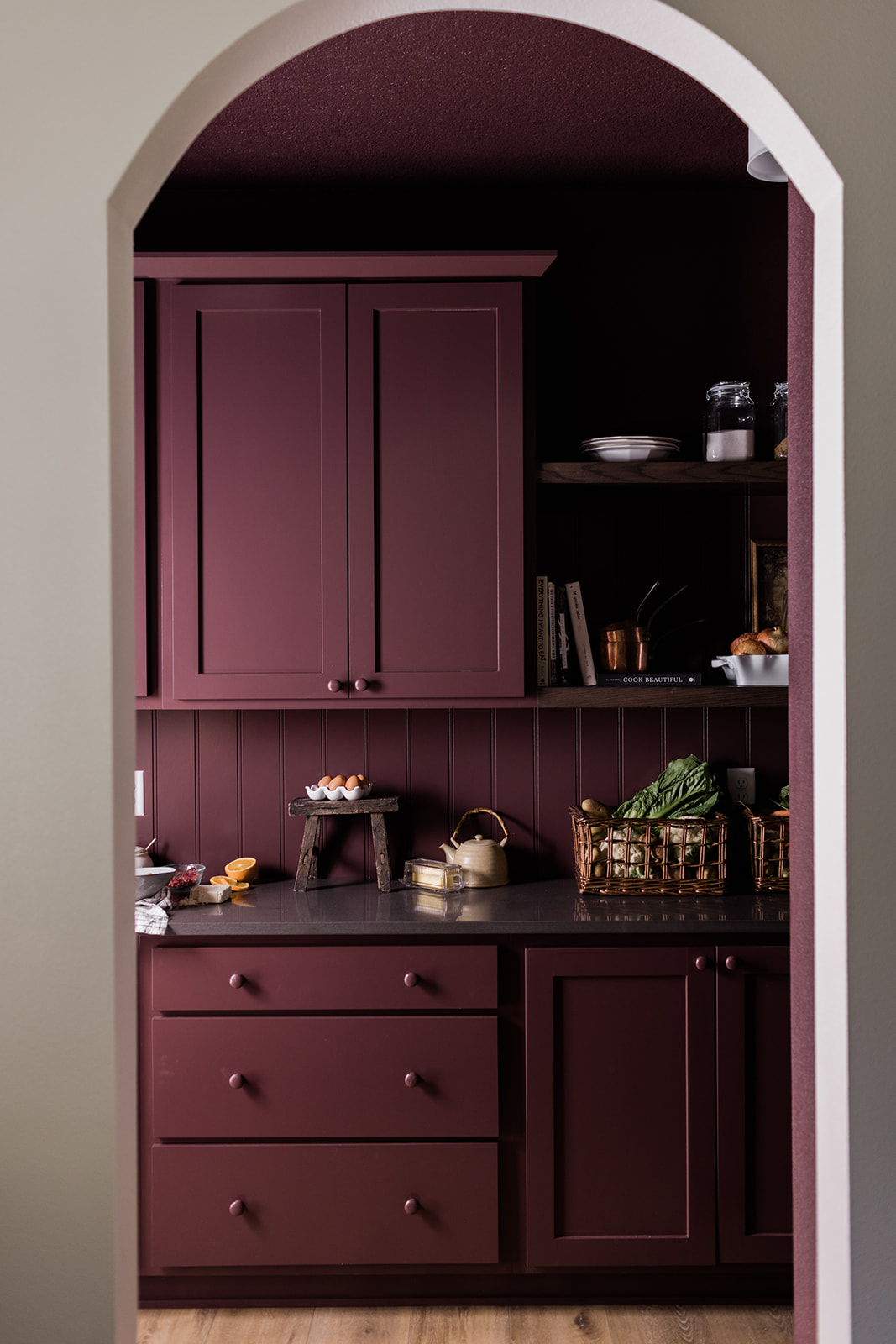 James May purple pantry