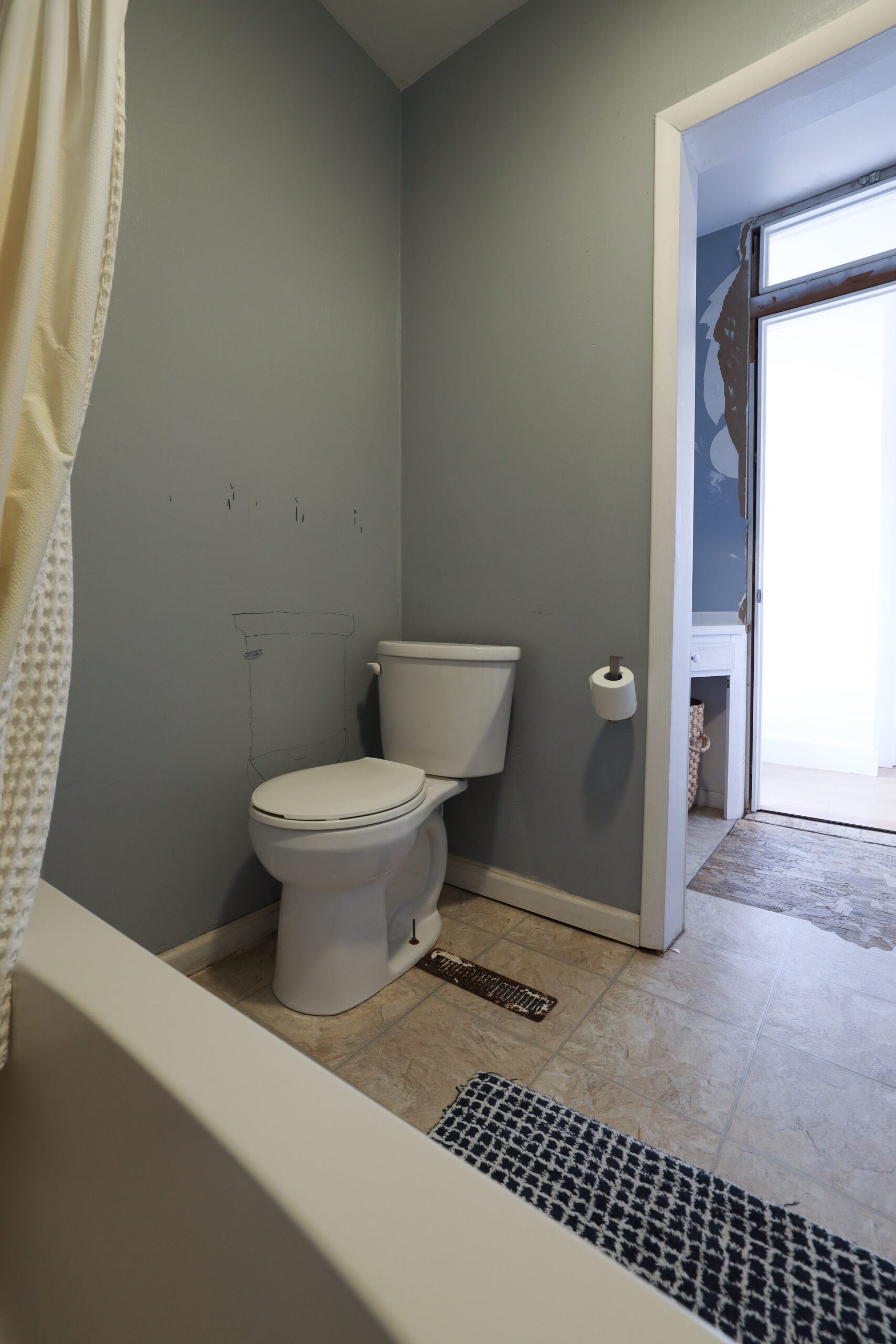 A Dramatic Bathroom Before and After - Nadine Stay