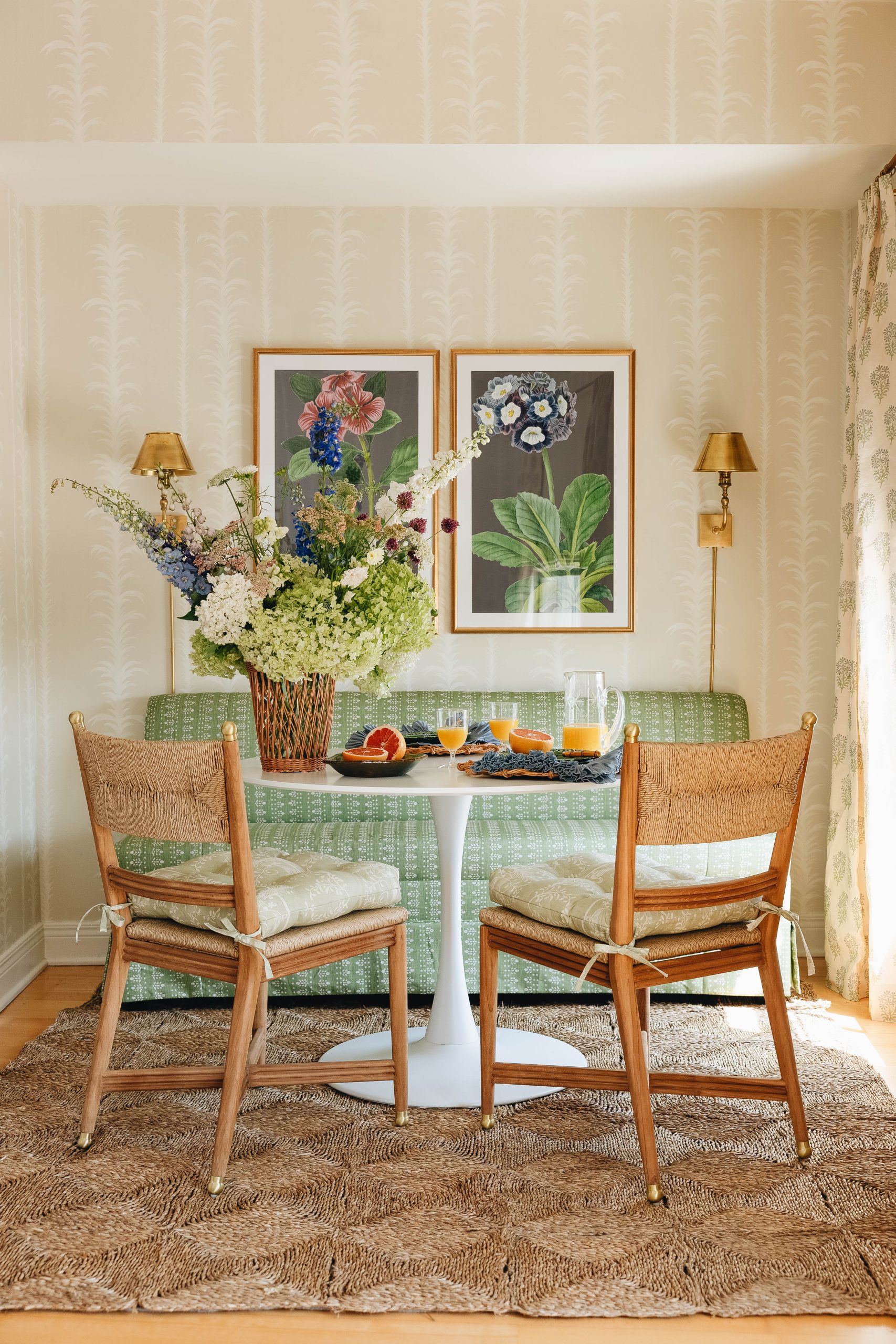 Elevated plug in wall sconces - Nadine Stay | Design by J Kathryn Interiors